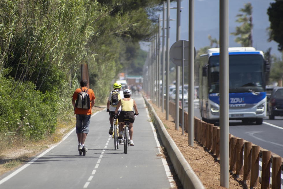 piste vélo aéroport Hyères