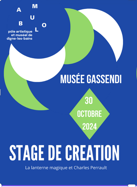 Stage de création Le 30 oct 2024