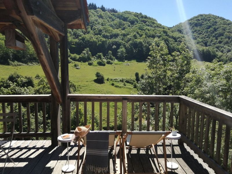 Vue sur les montagnes