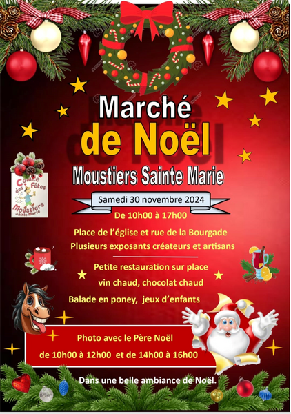 Marché de Noël Le 30 nov 2024