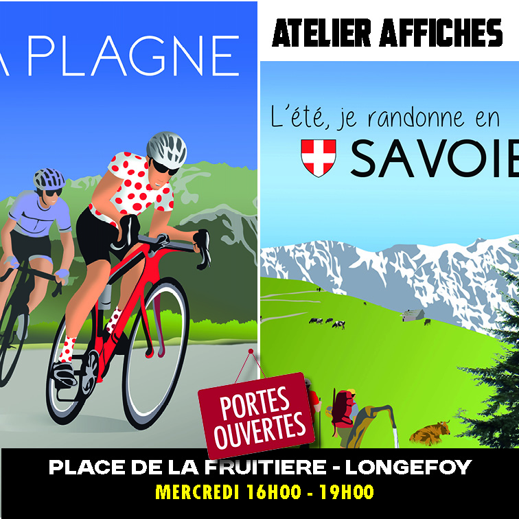 Journée portes ouvertes à l'atelier "Posters de Savoie"