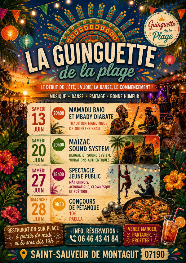 Matinée à la Guinguette de la plage : concours de pétanque en doublettes