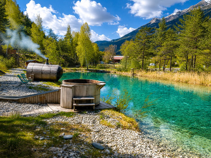 Le bain nordique et le sauna