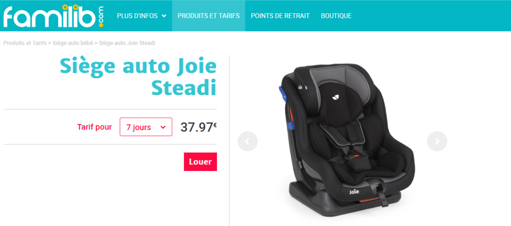 Siège auto Familib