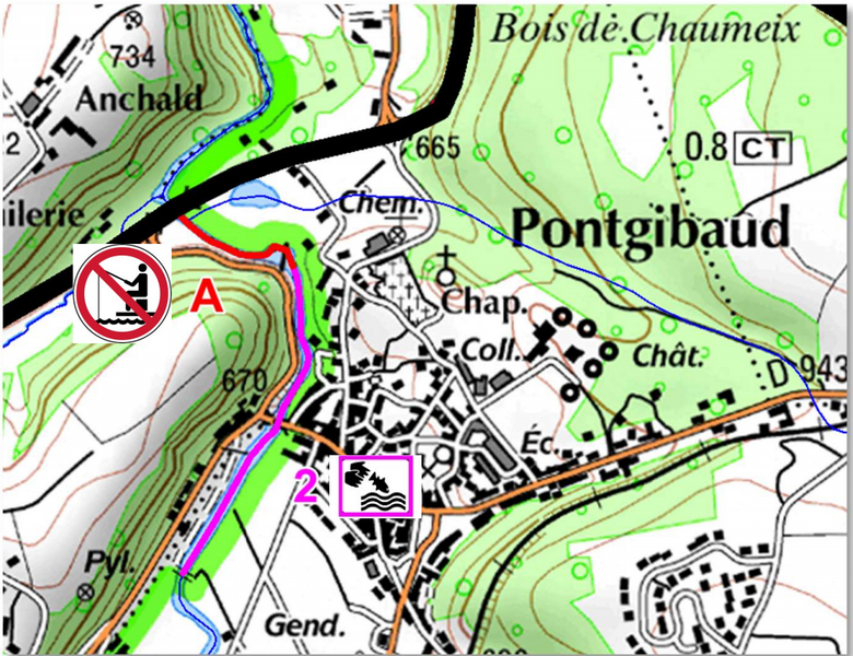 Parcours no-kill - La Sioule à Pontgibaud