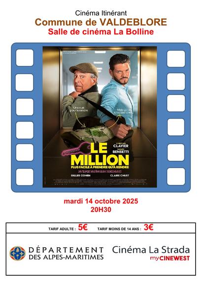 Cinéma à Valdeblore "LE MILLION"_Valdeblore