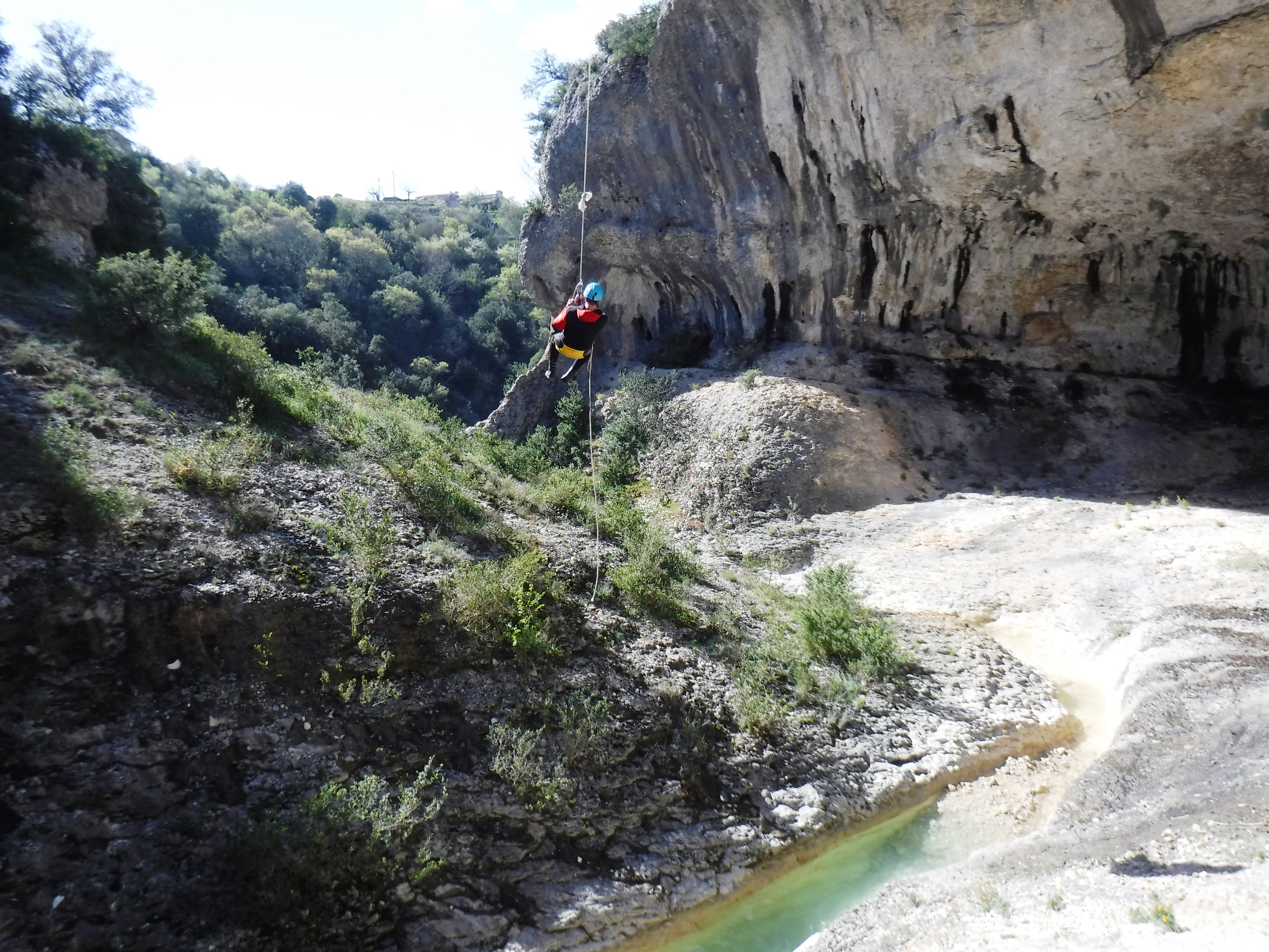 Canyoning de Rochecolombe avec Cîmes et Canyons