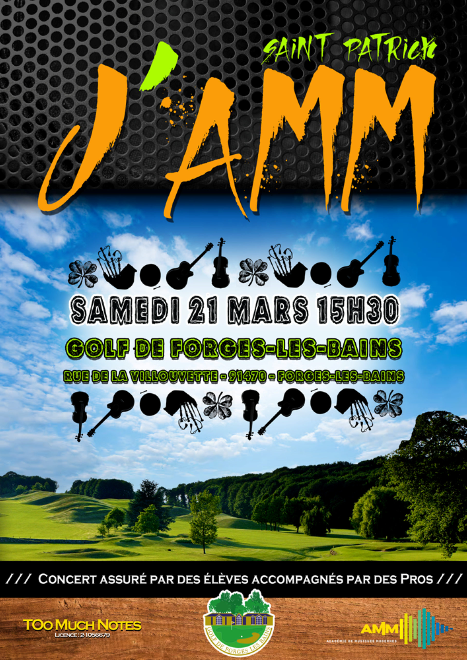 J'AMM DE LA ST PATRICK CONCERT PUBLIC GRATUIT, u00e0 Forges-les-Bains