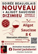 Soirée Beaujolais Nouveau à Dizimieu