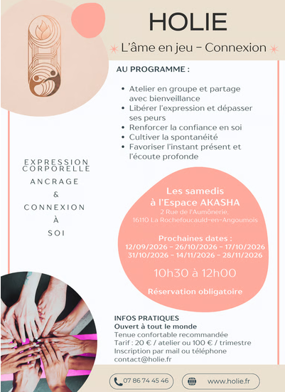 Holie - Atelier d'expression corporelle et d'ancrage