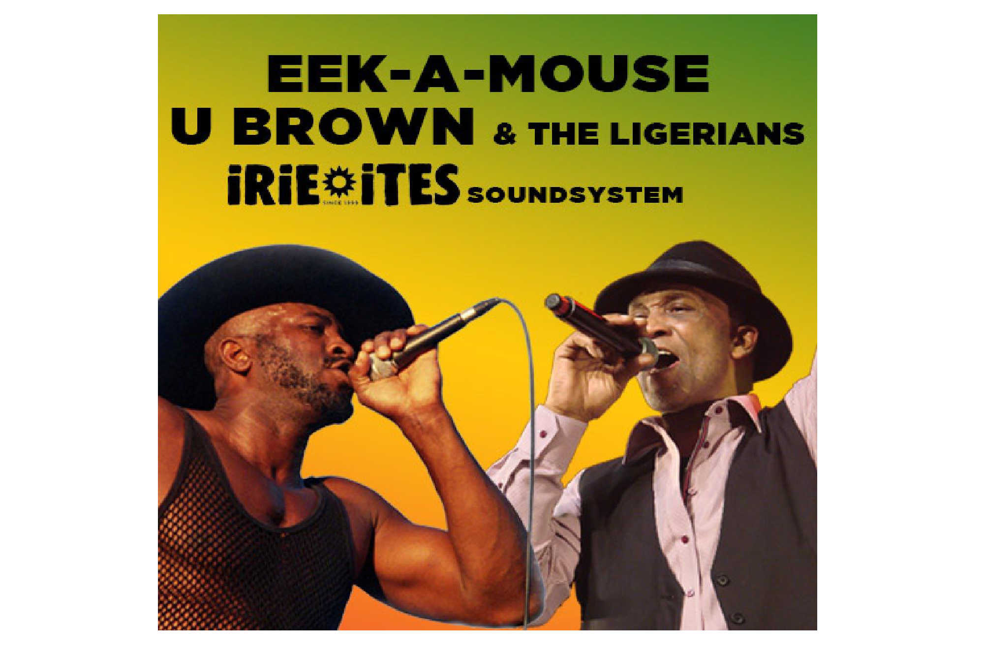 Eek-a-Mouse – U Brown et The Ligerians Warm-Up by Irie Ites Soundsystem | La Coopérative de Mai