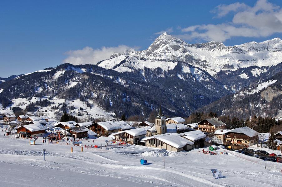 village de Crest-Voland en Hiver