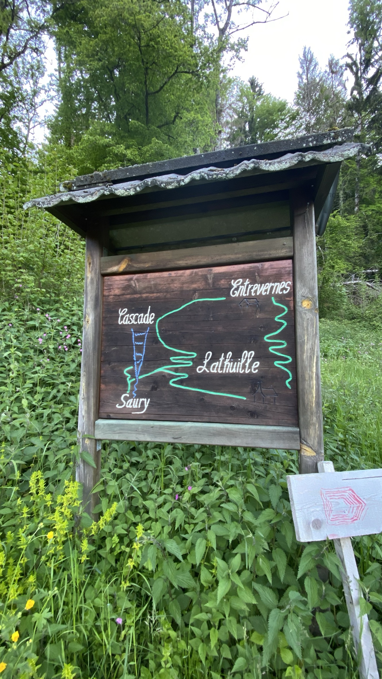 A walk to La Mine waterfall