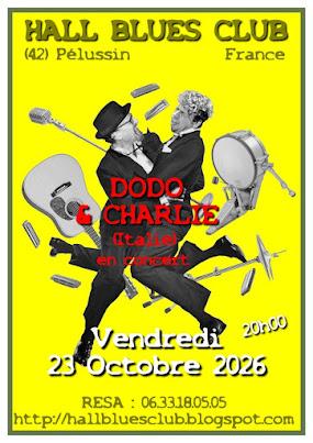 Concert "Dodo "Harmonica Kid" & Charlie Prandi (Italie)" - Hall Blues Club_Pélussin