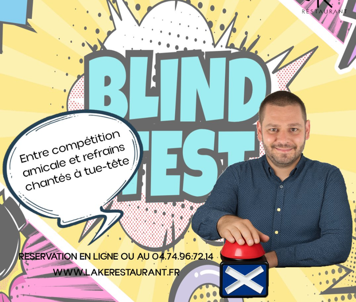 Affiche : Blind test musical géant au restaurant The Lake_Trept