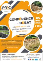Conférence-débat: la pierre sèche, une pratique durable pour les territoires._C…