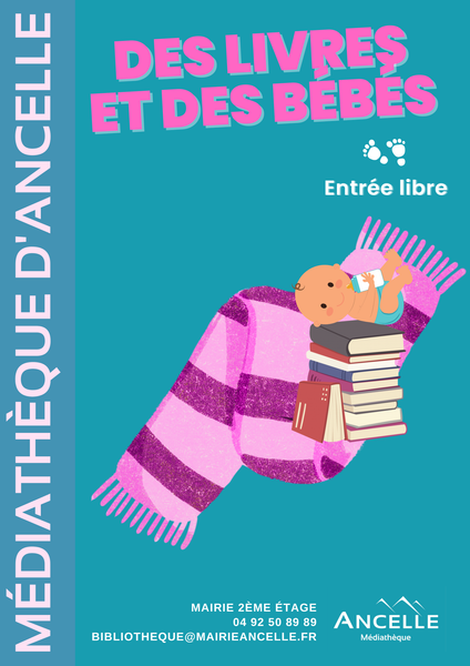 Des livres et des bébés_Ancelle - © @Mairie Ancelle Des livres et des bébés_Ancelle - © @Mairie Ancelle