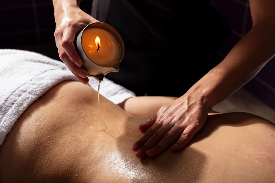 Massage à la bougie - Spa thermal d'Uriage
