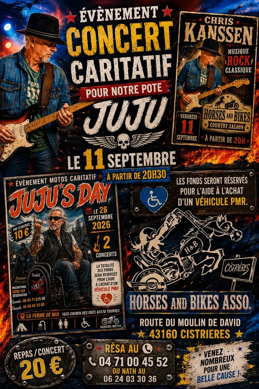 Concert caritatif avec Chris Kanssens
