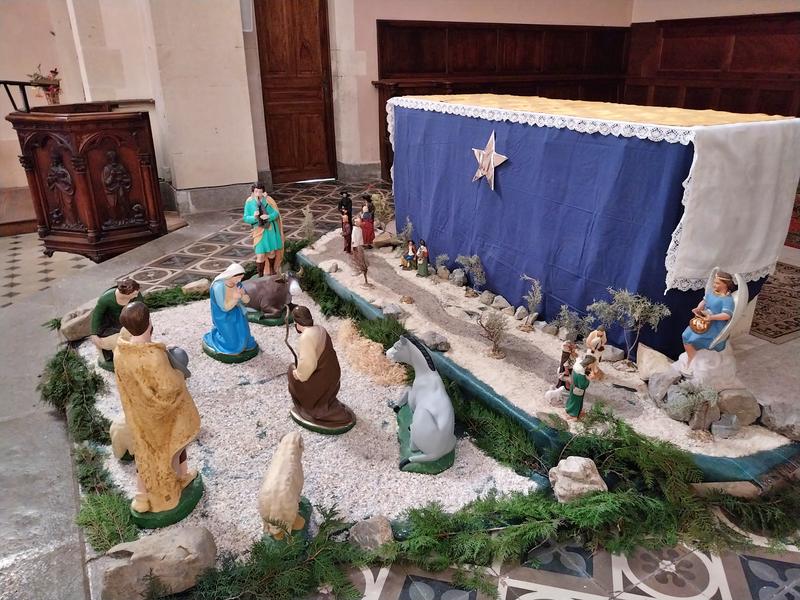 Crèche de l'église de Laragne_Laragne-Montéglin - © Office de Tourisme Sisteron Buëch
