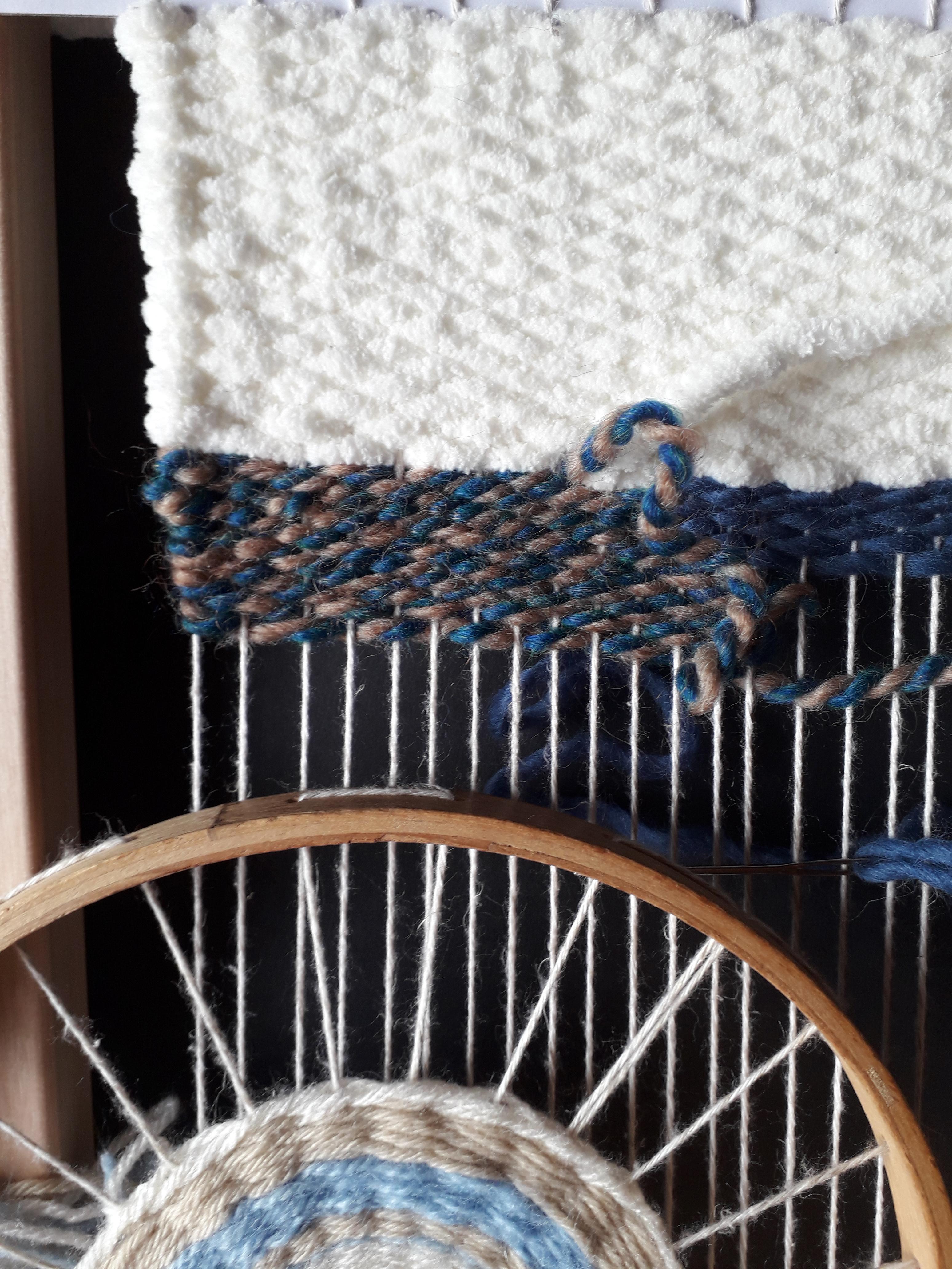 Sur les chemins de la laine - tissage
