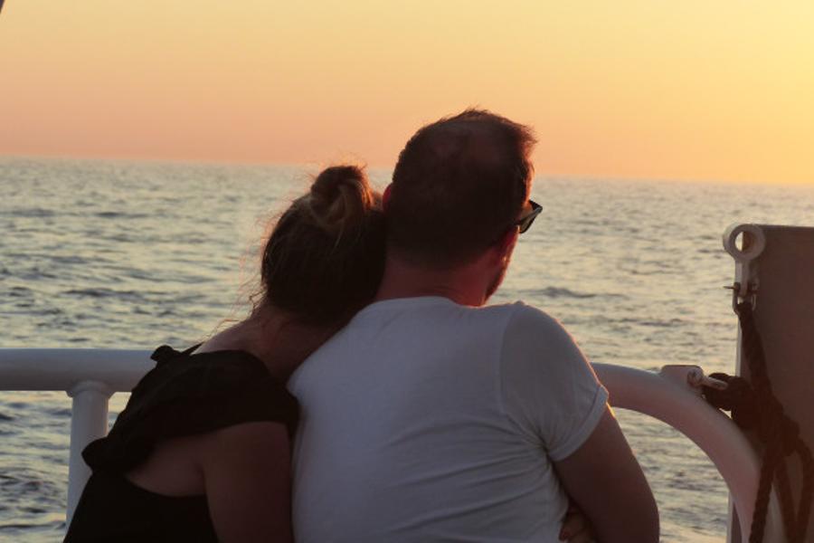 Privatisation d'un bateau - Coucher de soleil