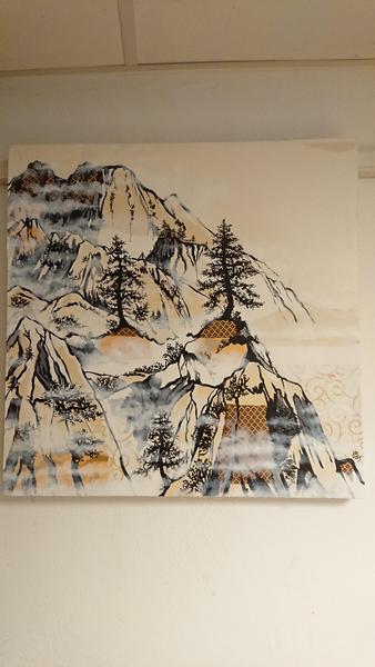 Tableau montagne ©Shanti Art