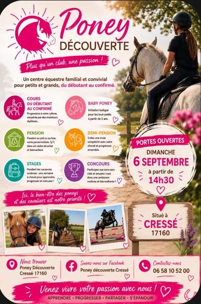 Portes ouvertes - Poney Découverte