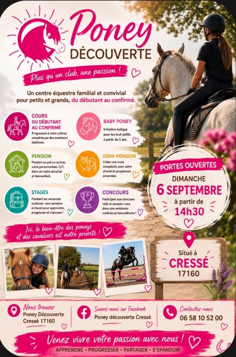 Portes ouvertes - Poney Découverte