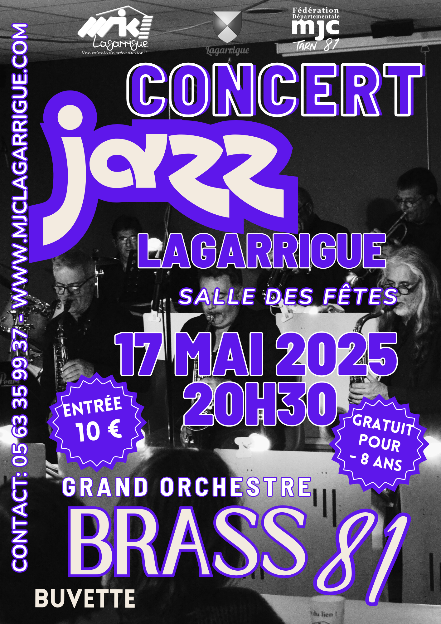 Copie de Affiche - Flyer Concert Brass 81 MJC