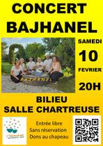 affiche du concert du groupe Bajhanel