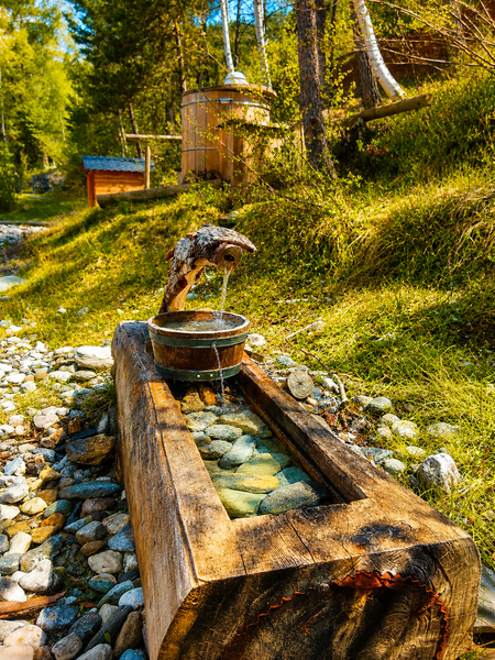 Fontaine en bois Fontaine en bois
