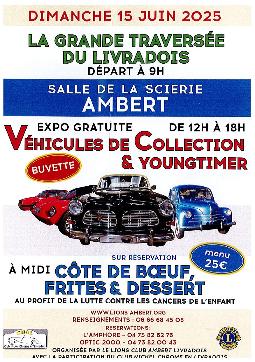 Exposition véhicules de collection et yougtimer // Ambert