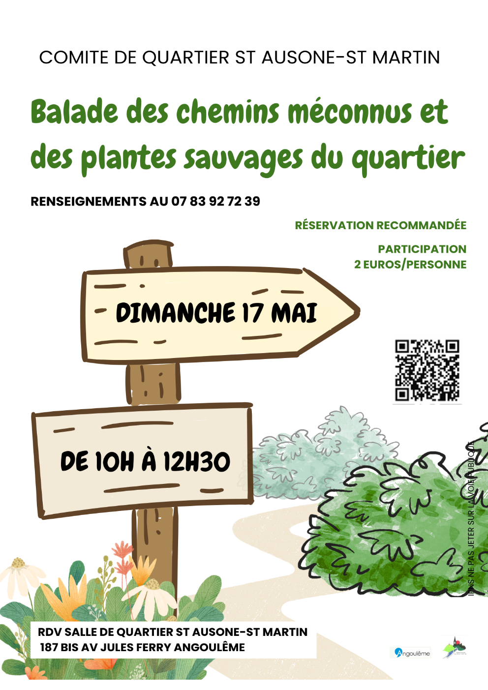 Balade des chemins méconnus et des plantes du quartier