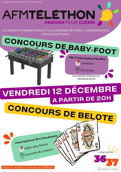 Téléthon St-Lager-Bressac