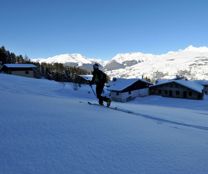 Itinéraire ski de randonnée : Les Coches - Plan Bois
