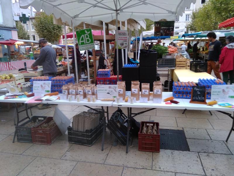 Marché du samedi matin à Valence