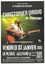 Christopher Giroud en concert_La Pléiade - Allevard