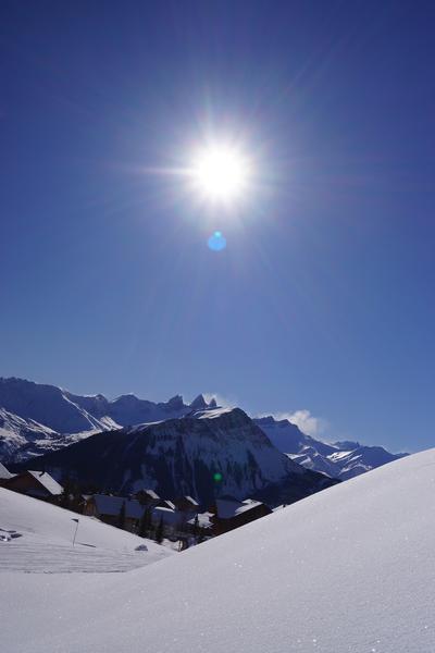 Les Aiguilles d'Arves vues depuis La Toussuire