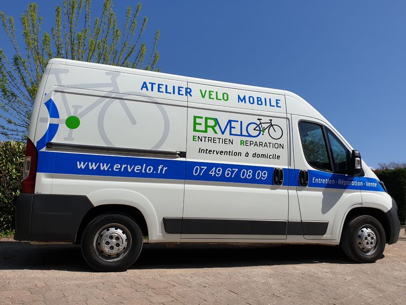 ERVELO : Atelier vélo mobile. Entretien - Réparation - Vente vélos et accessoires