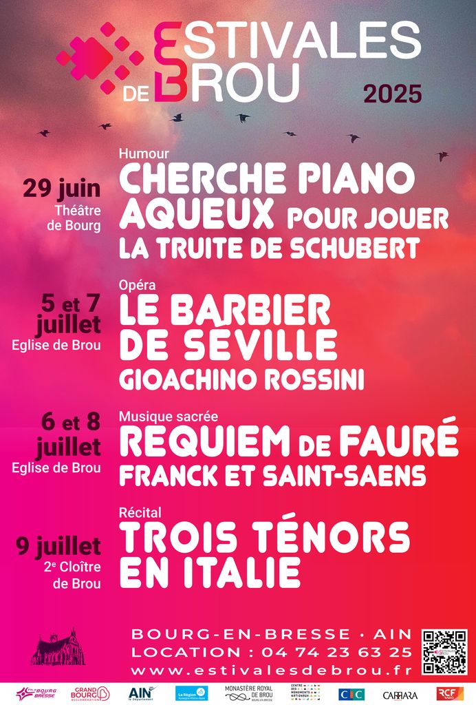 Affiche Estivales de Brou_2025