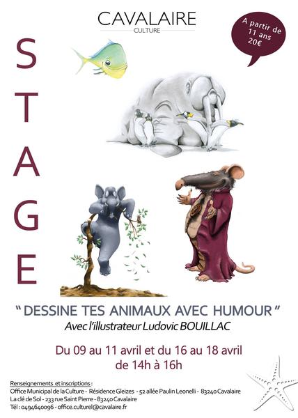 Stage de dessin par Ludovic BOUILLAC