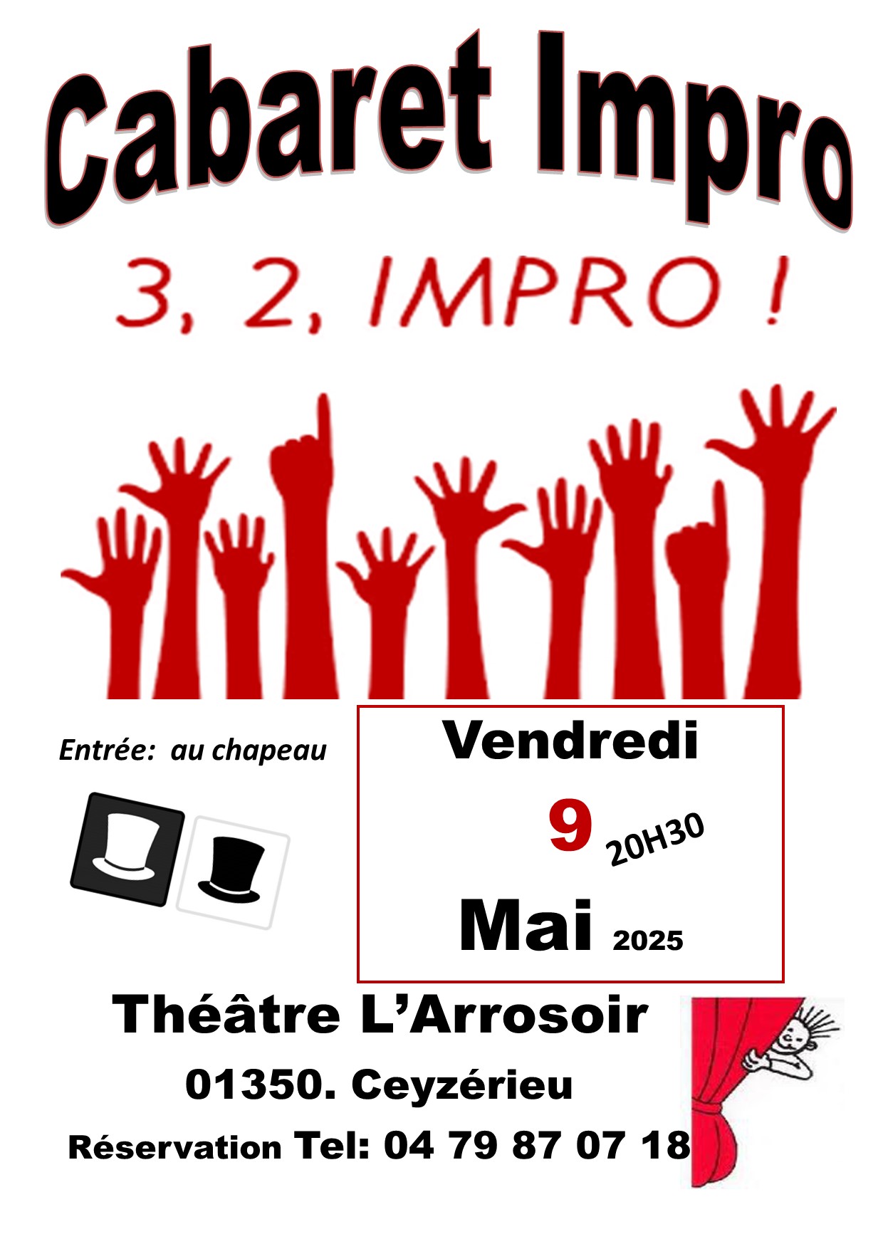 Cabaret Impro : 3, 2, Impro !_Ceyzérieu