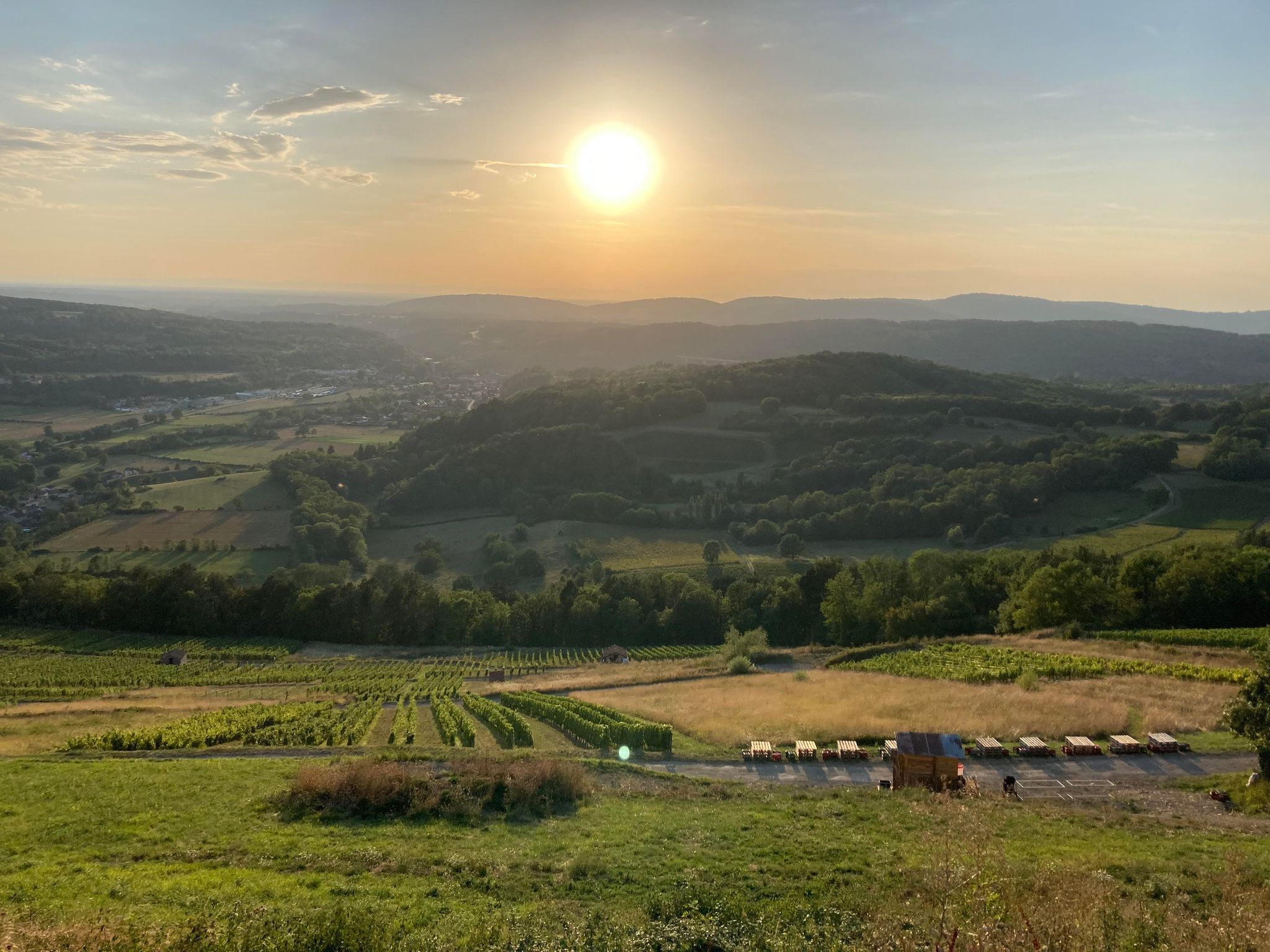 Panorama sur la vallée de l'Ain
