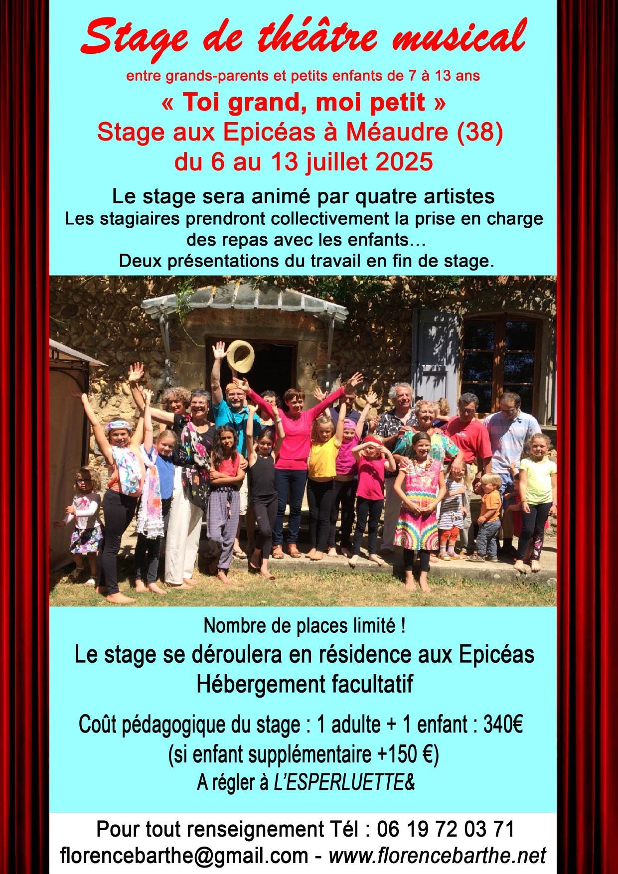 "Toi grand, moi petit", Théâtre musical_Autrans-Méaudre en Vercors