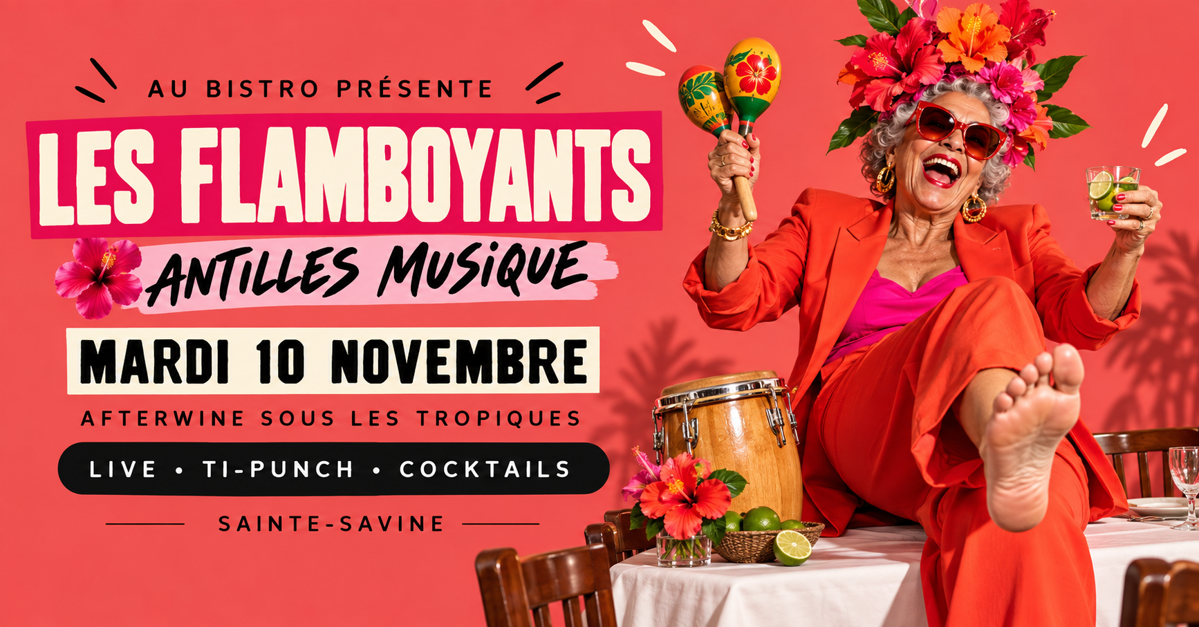 Au Bistro - Concert de musique antillaise