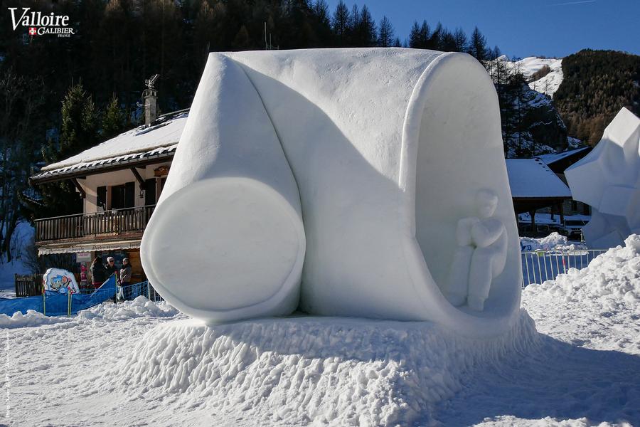 Concours international de Sculpture sur Neige_Valloire