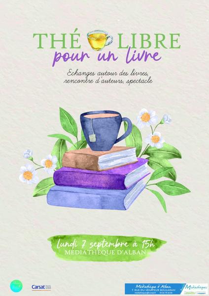 Rendez-vous littéraire : Thé libre pour un livre
