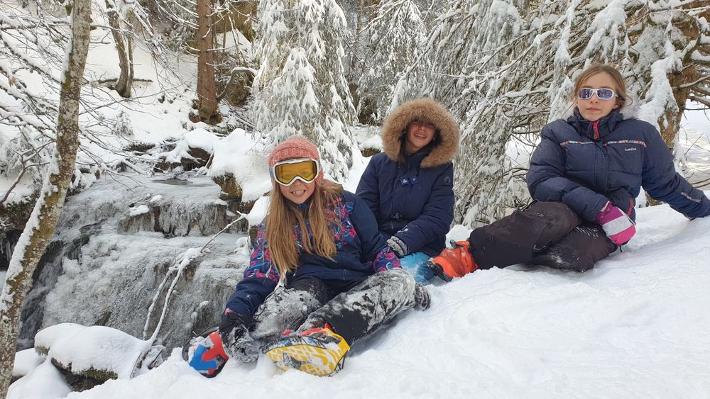 Sentier des cascades en raquettes