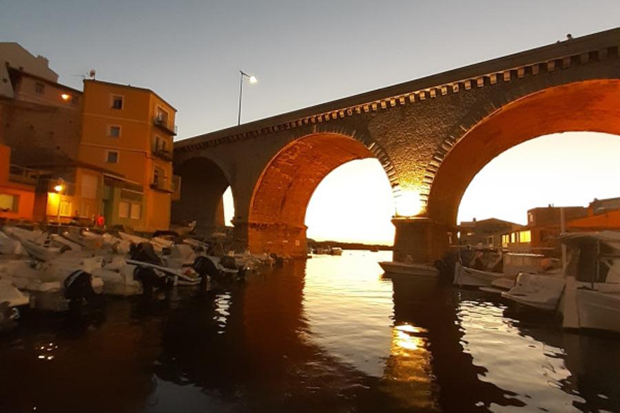 Privatisation d'un bateau - Coucher de soleil